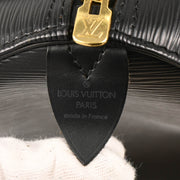 Louis Vuitton Black Epi Keepall 50 Travel Handbag M42962