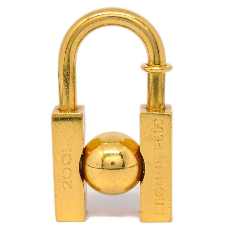 Hermes 2001 Earth Cadena Padlock Gold Small Good