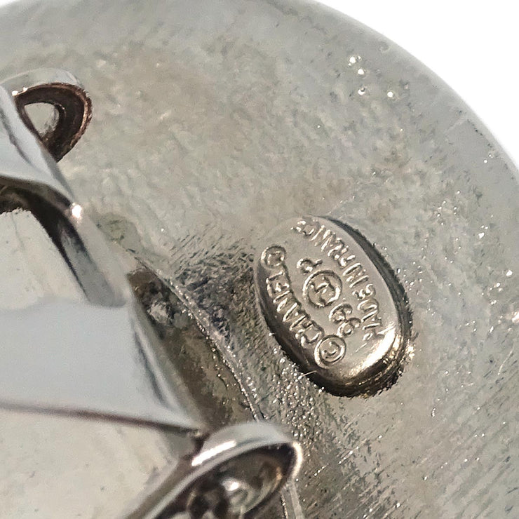 Chanel Hair Clip Hairpin Barrette Silver 99P