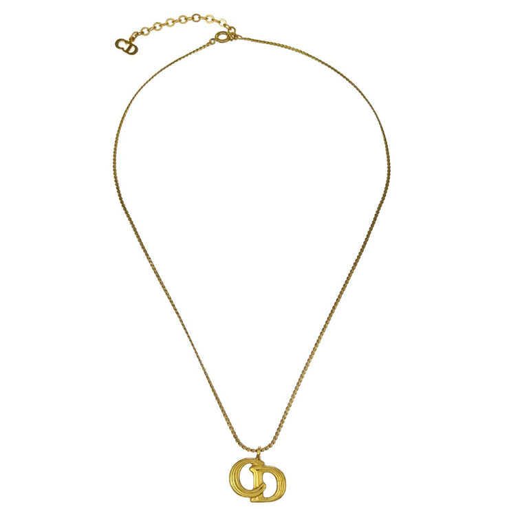 Christian Dior Necklace Pendant Gold