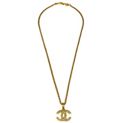 Chanel Gold CC Chain Pendant Necklace 95A