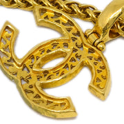 Chanel Gold CC Chain Pendant Necklace 95A