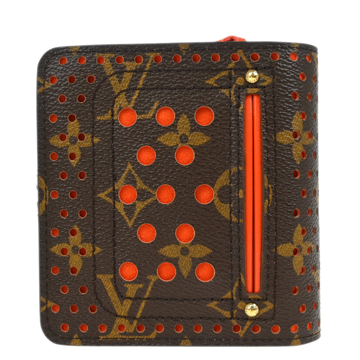 Louis Vuitton Monogram Perfo Compact Zip Wallet M95189