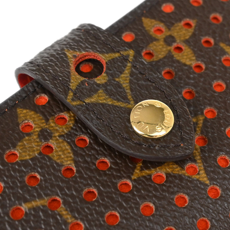 Louis Vuitton Monogram Perfo Compact Zip Wallet M95189