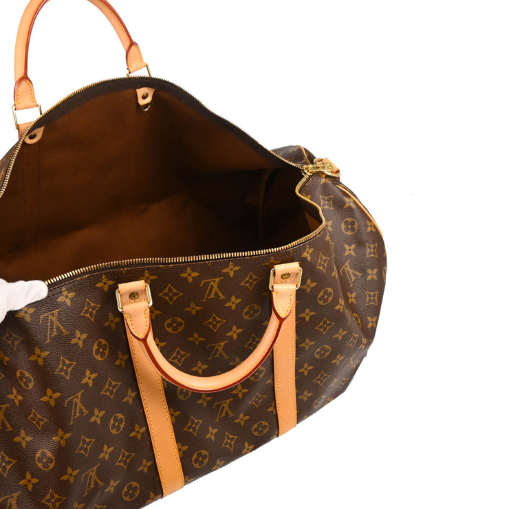 Louis Vuitton Monogram Keepall Bandouliere 60 2way Shoulder Duffle Bag M41412
