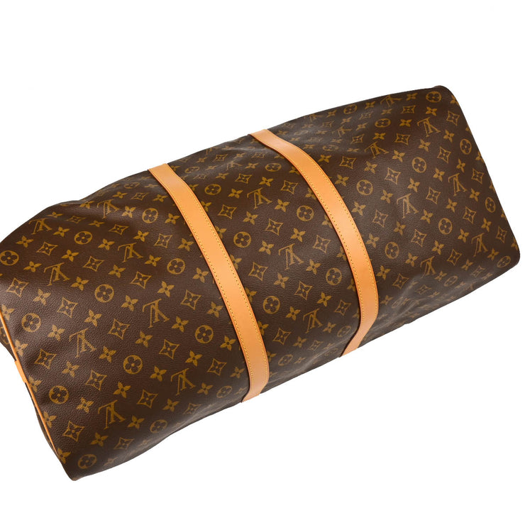 Louis Vuitton Monogram Keepall Bandouliere 60 2way Shoulder Duffle Bag M41412
