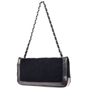 Chanel Black Cotton Sport Line Handbag