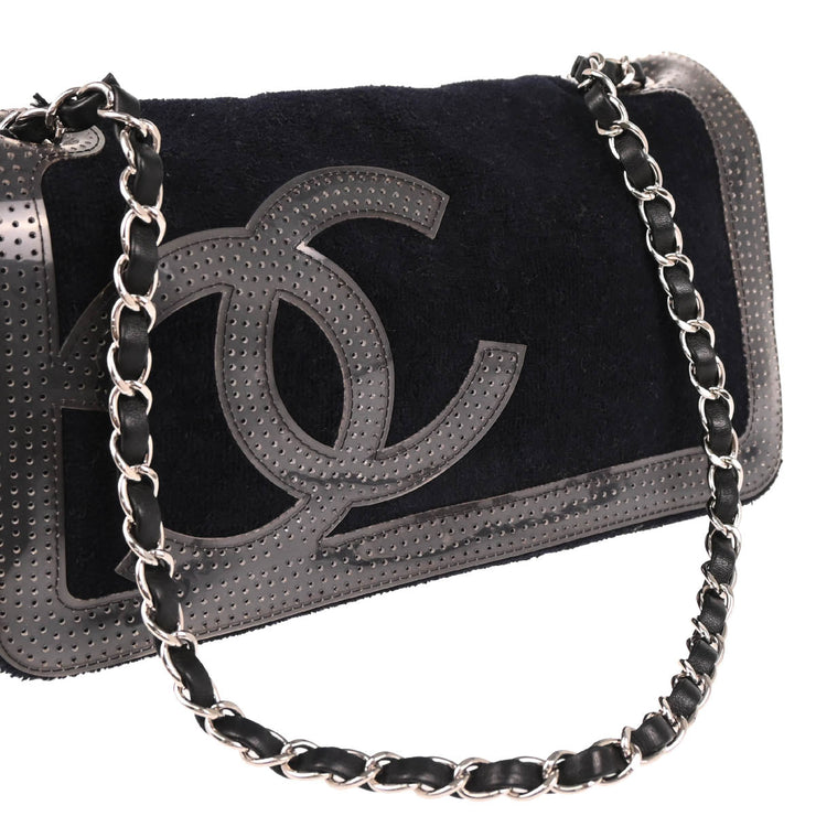 Chanel Black Cotton Sport Line Handbag