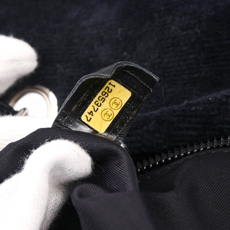 Chanel Black Cotton Sport Line Handbag