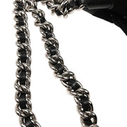 Chanel Black Wool 2way Shoulder Handbag