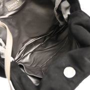 Chanel Black Wool 2way Shoulder Handbag