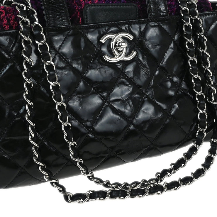 Chanel Black Lambskin Portobello 2way Shoulder Handbag