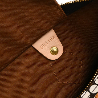 Louis Vuitton Yayoi Kusama 2012 White Monogram Town Speedy 30 Handbag M40690