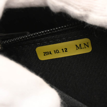 Chanel 2014 Black Lambskin CC Stitch Single Flap Shoulder Bag