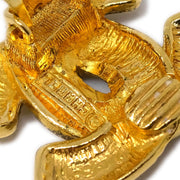 Chanel Gold CC Earrings Clip-On 2433