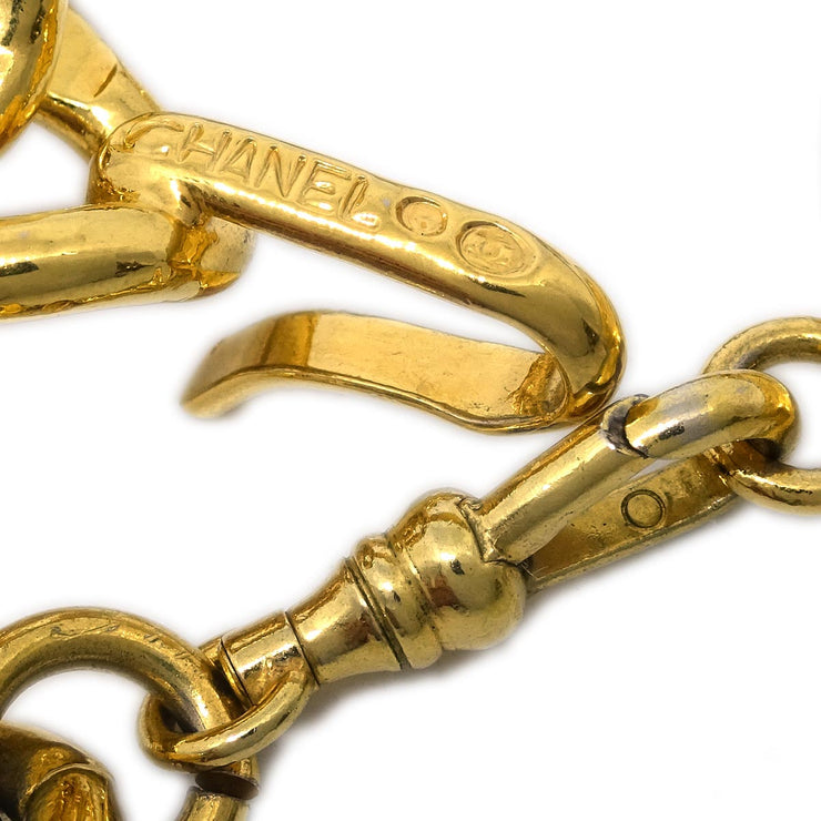 Chanel Medallion Charm Chain Belt Gold Small Good