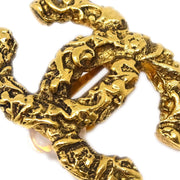 Chanel Gold CC Earrings Clip-On 93A