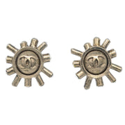 Chanel Piercing Earrings Gold Rhinestone 04A