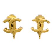Chanel Gold Mini CC Earrings Clip-On 233