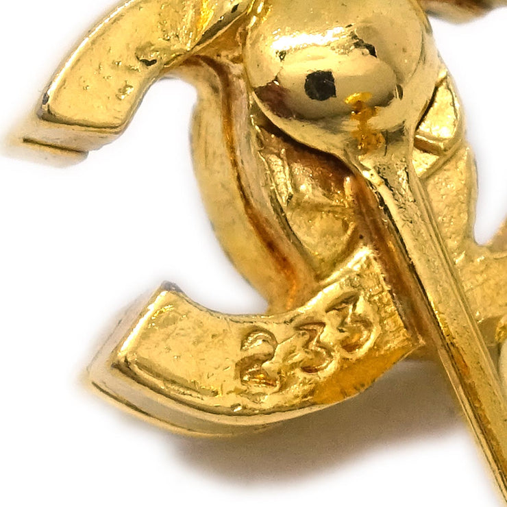 Chanel Gold Mini CC Earrings Clip-On 233