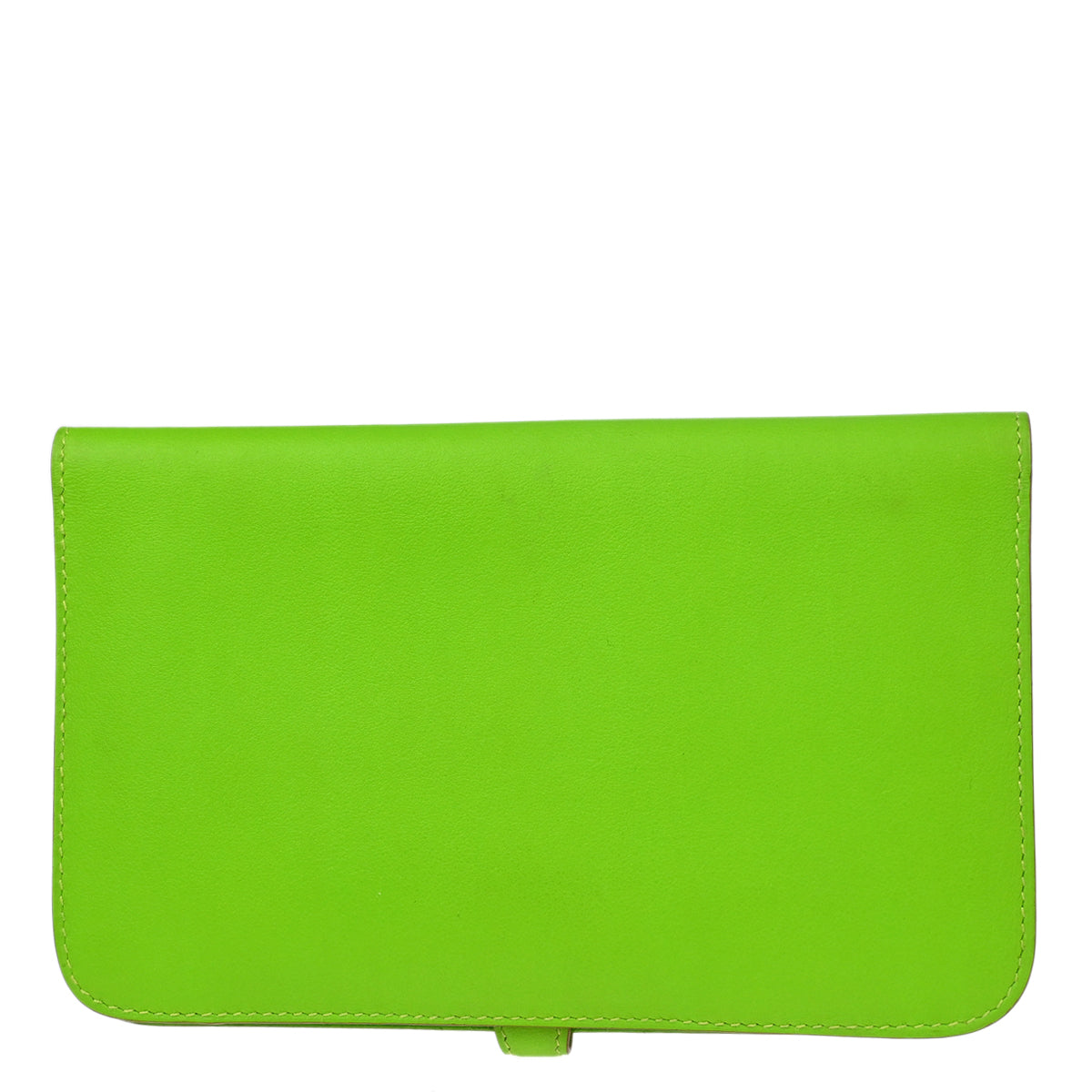 Hermes 2012 Apple Green Swift Dogon GM Wallet