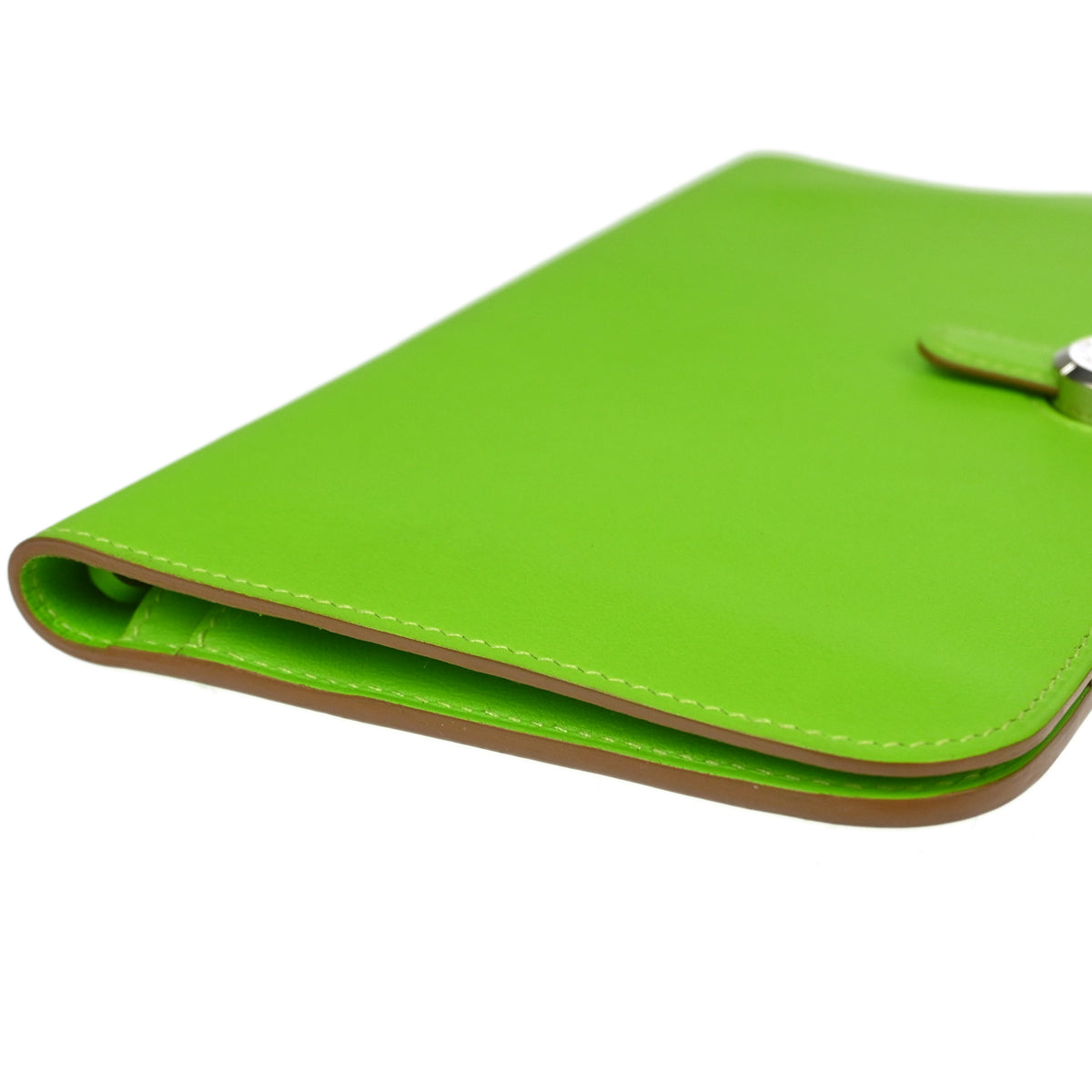 Hermes 2012 Apple Green Swift Dogon GM Wallet