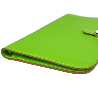 Hermes 2012 Apple Green Swift Dogon GM Wallet