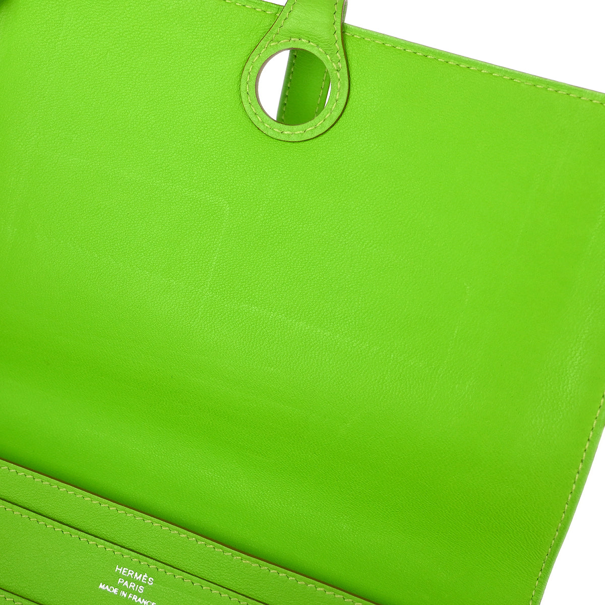 Hermes 2012 Apple Green Swift Dogon GM Wallet