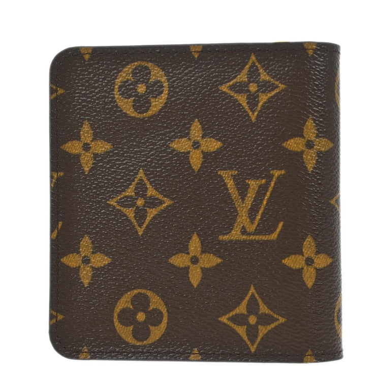 Louis Vuitton Monogram Groom Compact Zip Wallet M60036