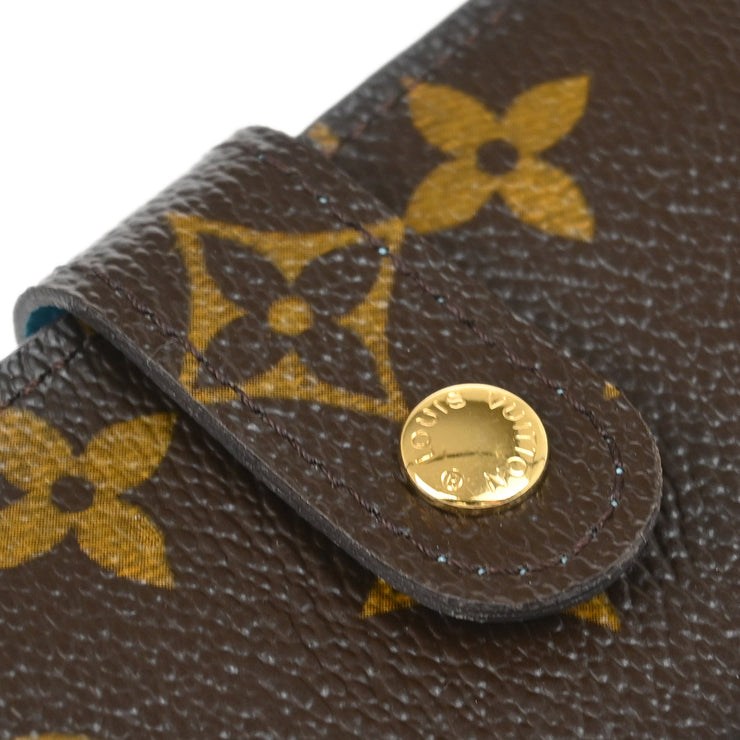Louis Vuitton Monogram Groom Compact Zip Wallet M60036