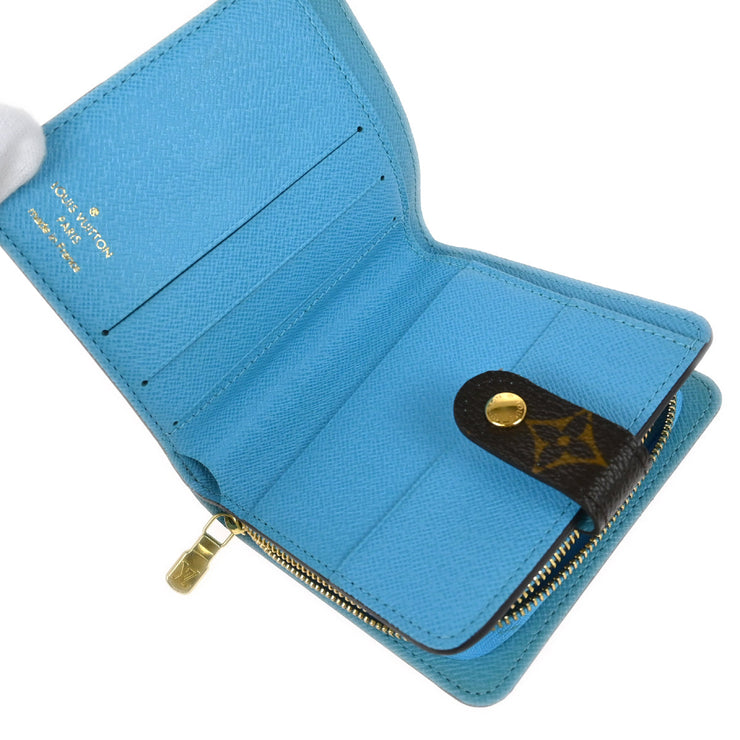 Louis Vuitton Monogram Groom Compact Zip Wallet M60036