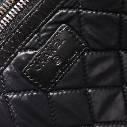 Chanel 2014-2015 Black Calfskin Je Ne Suis Pas En Solde Pouch Clutch Bag