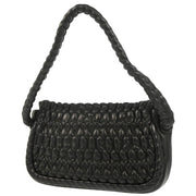 Chanel Black Embossed Lambskin Handbag