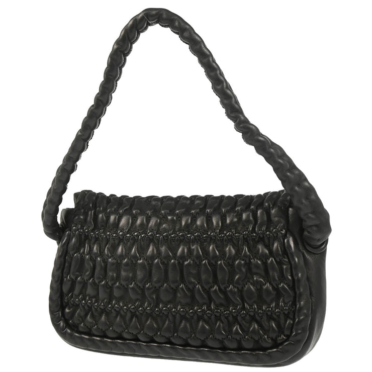Chanel Black Embossed Lambskin Handbag