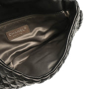 Chanel Black Embossed Lambskin Handbag