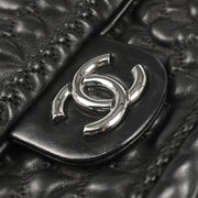 Chanel Black Embossed Lambskin Handbag