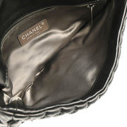 Chanel Black Embossed Lambskin Handbag