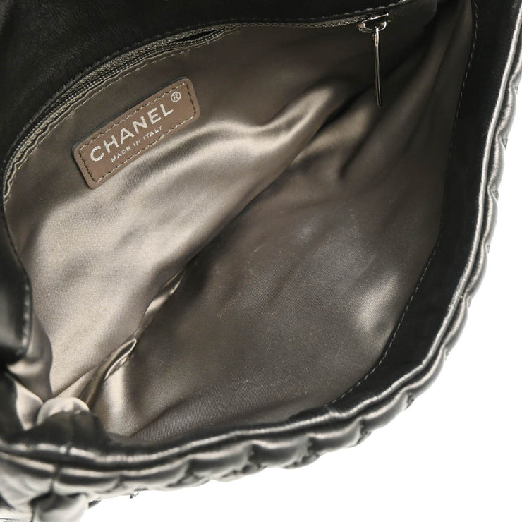 Chanel Black Embossed Lambskin Handbag