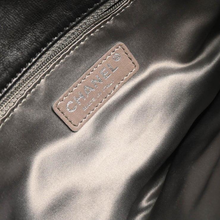 Chanel Black Embossed Lambskin Handbag