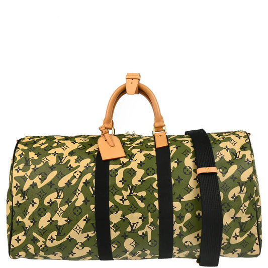 Louis Vuitton 2008 Monogramouflage Keepall Bandouliere 55 Duffel Bag M95774