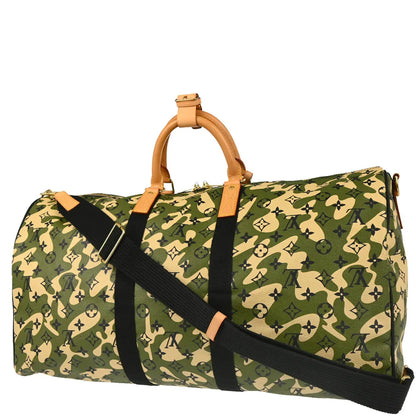 Louis Vuitton 2008 Monogramouflage Keepall Bandouliere 55 Duffel Bag M95774