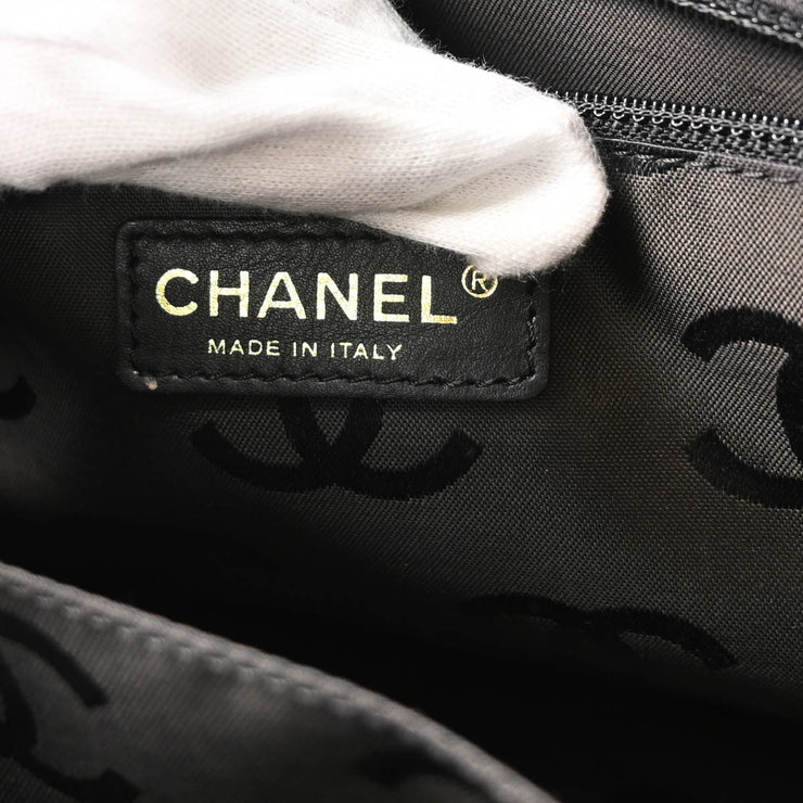 Chanel Black Calfskin Wild Stitch Handbag