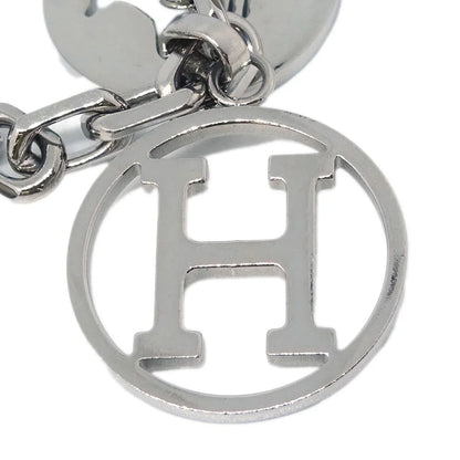 Hermes Amulet Bull Lock Key Holder Silver Small Good