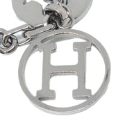 Hermes Amulet Bull Lock Key Holder Silver Small Good