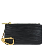 Louis Vuitton Black Epi Pochette Cles Coin Purse M63802