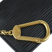 Louis Vuitton Black Epi Pochette Cles Coin Purse M63802