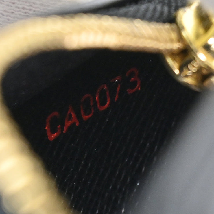 Louis Vuitton Black Epi Pochette Cles Coin Purse M63802