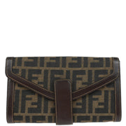 Fendi Brown Zucca Wallet Purse