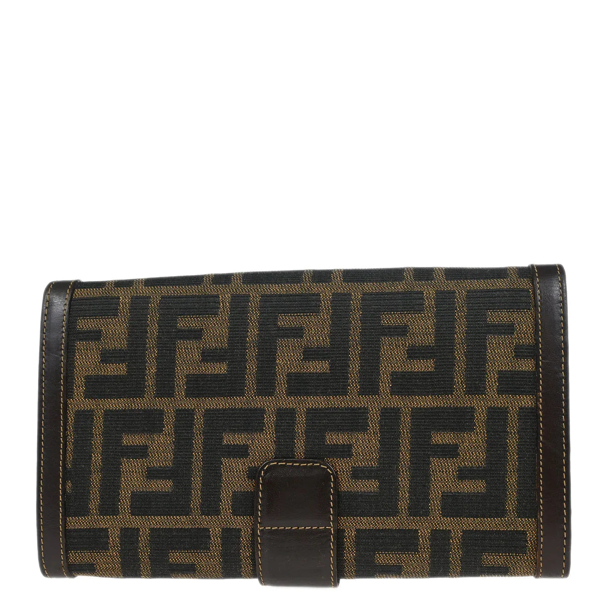 Fendi Brown Zucca Wallet Purse