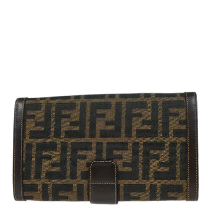 Fendi Brown Zucca Wallet Purse